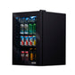 Newair 90 Can Freestanding Beverage Fridge in Onyx Black, with Adjustable Shelves and Lock AB-850B-Beverage Fridges-The Wine Cooler Club