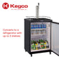 24" Wide Single Tap Stainless Steel Commercial/Residential Kegerator-Kegerators-The Wine Cooler Club