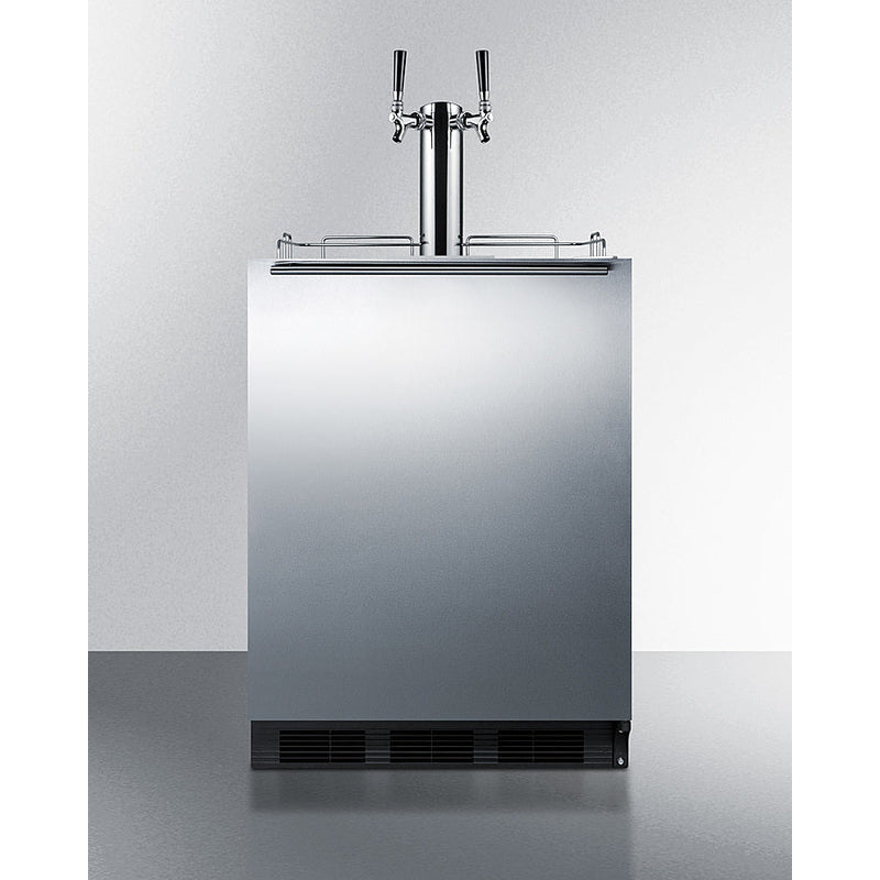 Summit 24" Wide Built-In Kegerator, ADA Compliant SBC58BLBIADA-Kegerators-The Wine Cooler Club