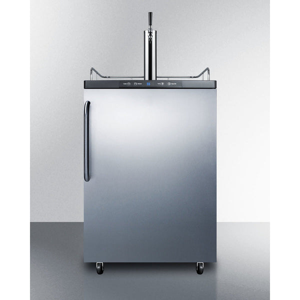 Summit 24 Wide Kegerator SBC635M7SSTB-Kegerators-The Wine Cooler Club