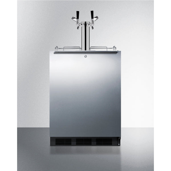 Summit 24 Wide Built-In Kegerator, ADA Compliant SBC58BLBIADALock-Kegerators-The Wine Cooler Club