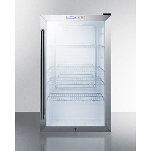 Summit 19" Wide Built-In Beverage Center SCR486LBICSS-Beverage Centers-The Wine Cooler Club