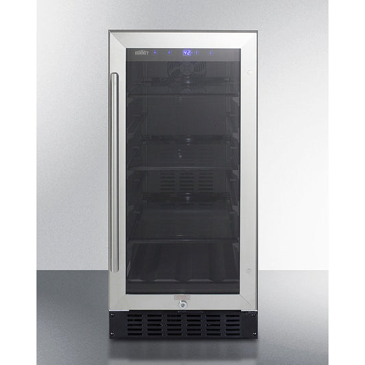 Summit 15" Wide Built-In Beverage Center, ADA Compliant ALBV15CSS-Beverage Centers-The Wine Cooler Club