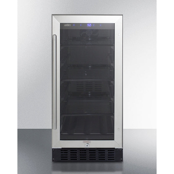 Summit 15 Wide Built-In Beverage Center, ADA Compliant ALBV15CSS-Beverage Centers-The Wine Cooler Club