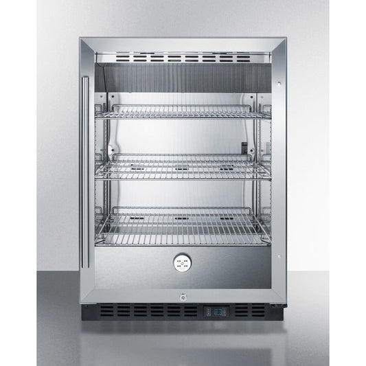 Summit 24" Wide Built-In Beverage Center SCR610BLCSS-Beverage Centers-The Wine Cooler Club