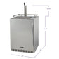 24" Wide Single All Stainless Steel Outdoor Built-In Left Hinge Kegerator with Kit-Kegerators-The Wine Cooler Club