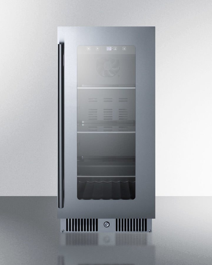 Summit 15" Wide Built-In Beverage Center CL156BV-Beverage Centers-The Wine Cooler Club