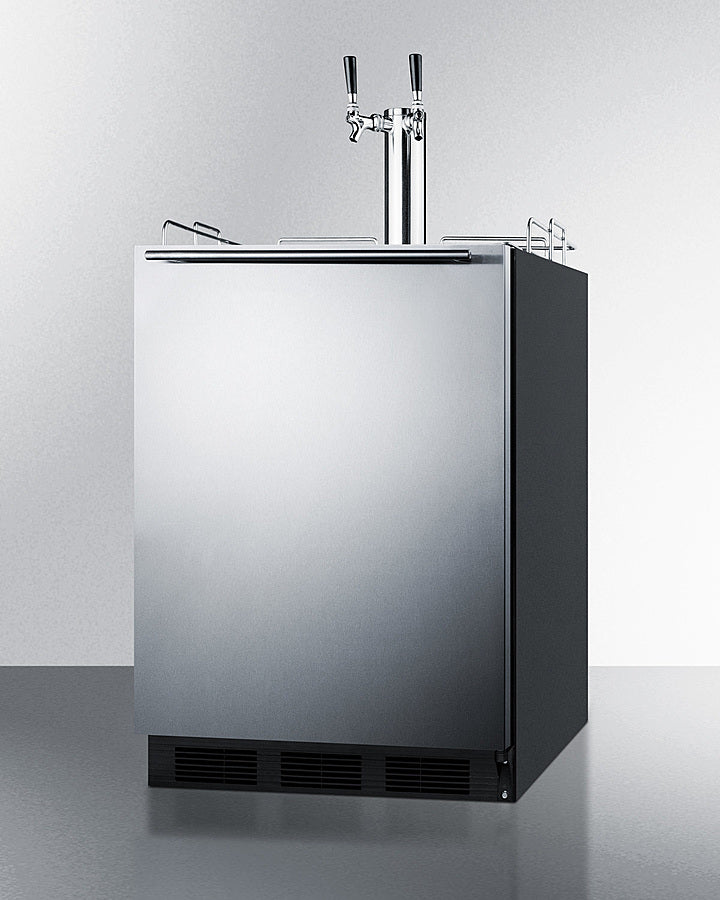 Summit 24" Wide Built-In Kegerator, ADA Compliant SBC58BLBIADA-Kegerators-The Wine Cooler Club