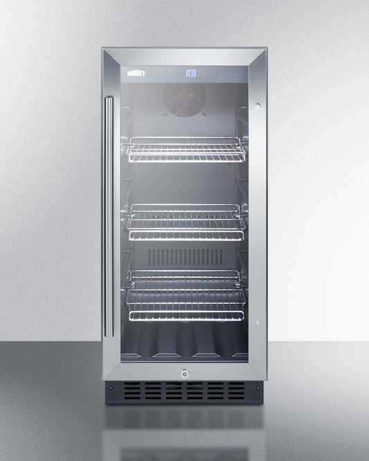 Summit 15" Wide Built-In Beverage Center SCR1536BG-Beverage Centers-The Wine Cooler Club