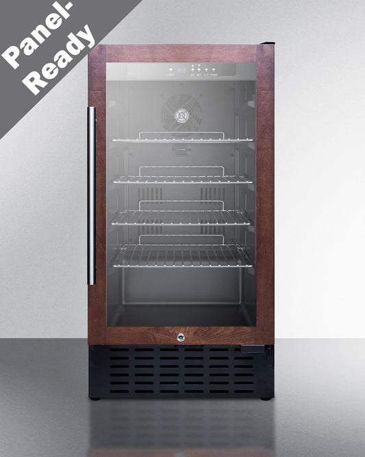 Summit 18" Wide Built-In Beverage Center (Panel Not Included) SCR1841BPNR-Beverage Centers-The Wine Cooler Club