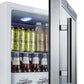 Summit Compact Beverage Center SCR215LCSS-Beverage Centers-The Wine Cooler Club