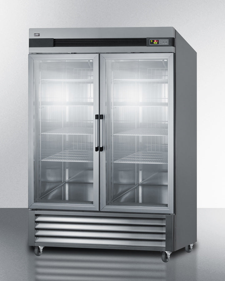 Summit 49 Cu.Ft. Reach-In Refrigerator SCR49SSG-Beverage Centers-The Wine Cooler Club