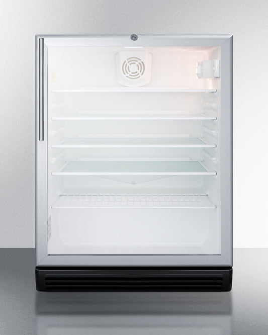 Summit 24" Wide Built-In Beverage Center, ADA Compliant SCR600BGLBIHVADA-Beverage Centers-The Wine Cooler Club