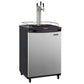 24" Wide Homebrew Triple Tap Stainless Steel Commercial/Residential Kegerator-Kegerators-The Wine Cooler Club