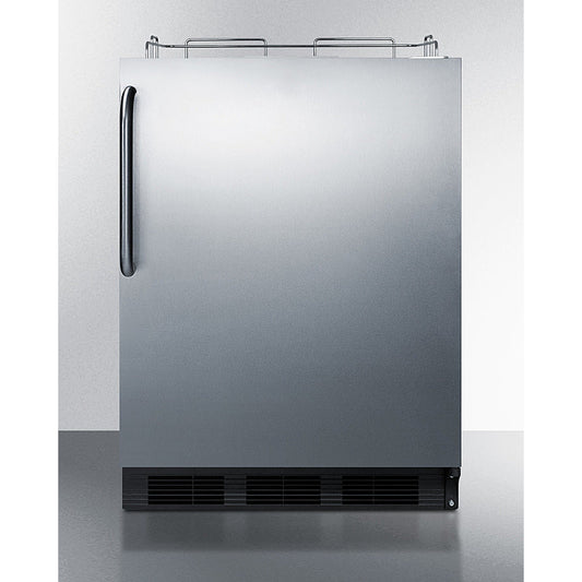 Summit 24" Wide Built-In Kegerator, ADA Compliant SBC58BLBICSSADANK-Kegerators-The Wine Cooler Club