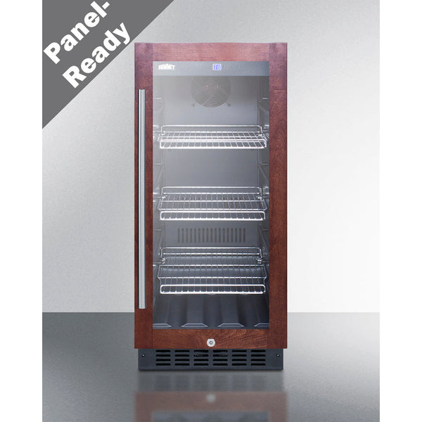 Summit 15 Wide Built-In Beverage Center (Panel Not Included) SCR1536BGPNR-Beverage Centers-The Wine Cooler Club