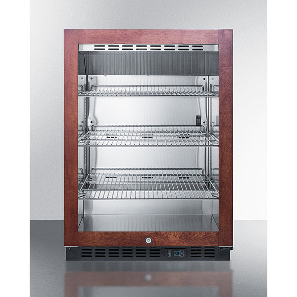 Summit 24 Wide Built-In Beverage Center SCR610BLPNR-Beverage Centers-The Wine Cooler Club