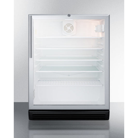 Summit 24" Wide Built-In Beverage Center, ADA Compliant SCR600BGLBIHVADA-Beverage Centers-The Wine Cooler Club