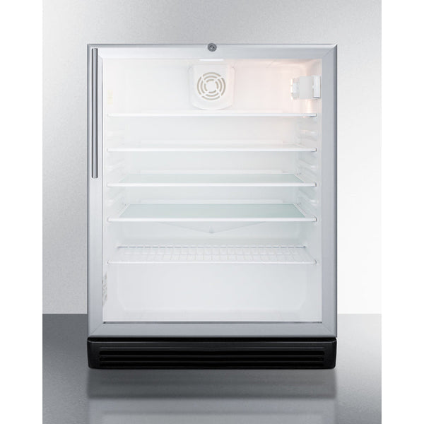 Summit 24 Wide Built-In Beverage Center, ADA Compliant SCR600BGLBIHVADA-Beverage Centers-The Wine Cooler Club