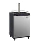 24" Wide Single Tap Stainless Steel Commercial/Residential Kegerator-Kegerators-The Wine Cooler Club