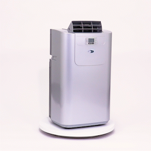 Whynter Air Conditioners Whynter ARC-122DS 12,000 BTU (7,000 BTU SACC) Elite Dual Hose Portable Air Conditioner, Dehumidifier, and Fan with Activated Carbon Filter and Storage bag, up to 400 sq ft in Grey