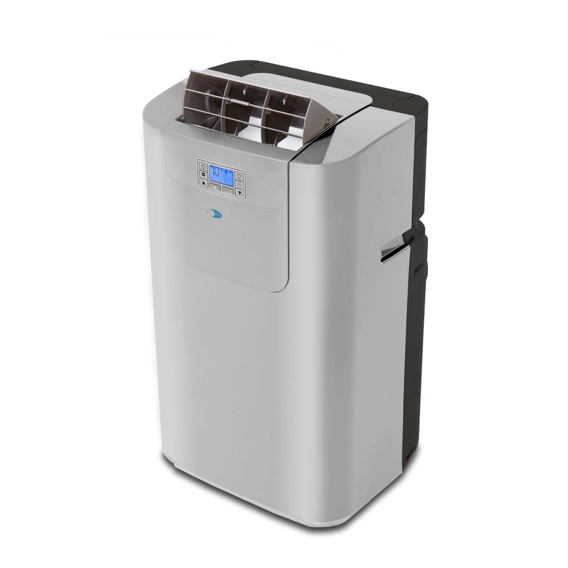 Whynter Air Conditioners Whynter ARC-122DS 12,000 BTU (7,000 BTU SACC) Elite Dual Hose Portable Air Conditioner, Dehumidifier, and Fan with Activated Carbon Filter and Storage bag, up to 400 sq ft in Grey