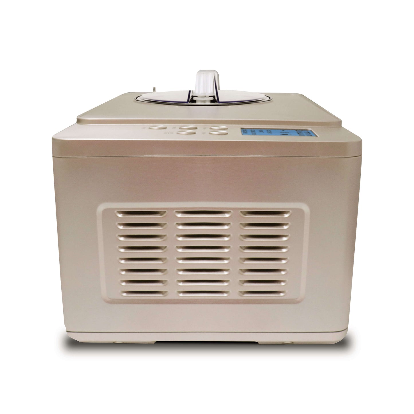 Whynter Ice Cream Makers Whynter ICM-220CGY 2 Quart Capacity Automatic Compressor Ice Cream Maker & Yogurt Function with Stainless Steel Bowl in Champagne Gold