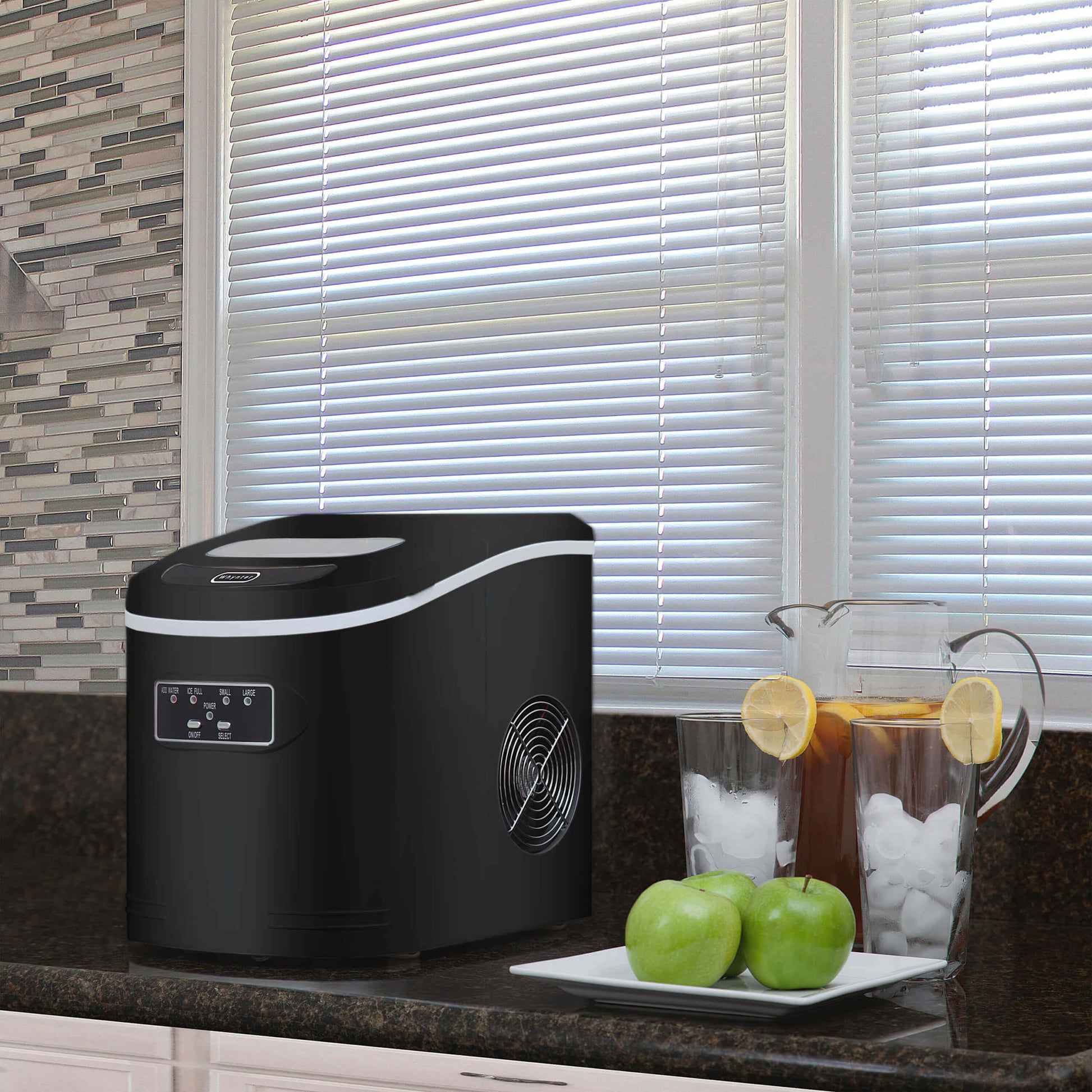 Whynter Ice Makers Whynter IMC-270MB Compact Portable Ice Maker 27 lb capacity – Metallic Black