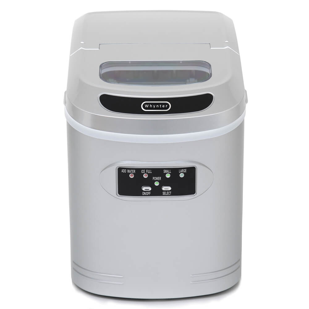 Whynter Ice Makers Whynter IMC-270MS Compact Portable Ice Maker 27 lb capacity – Metallic Silver